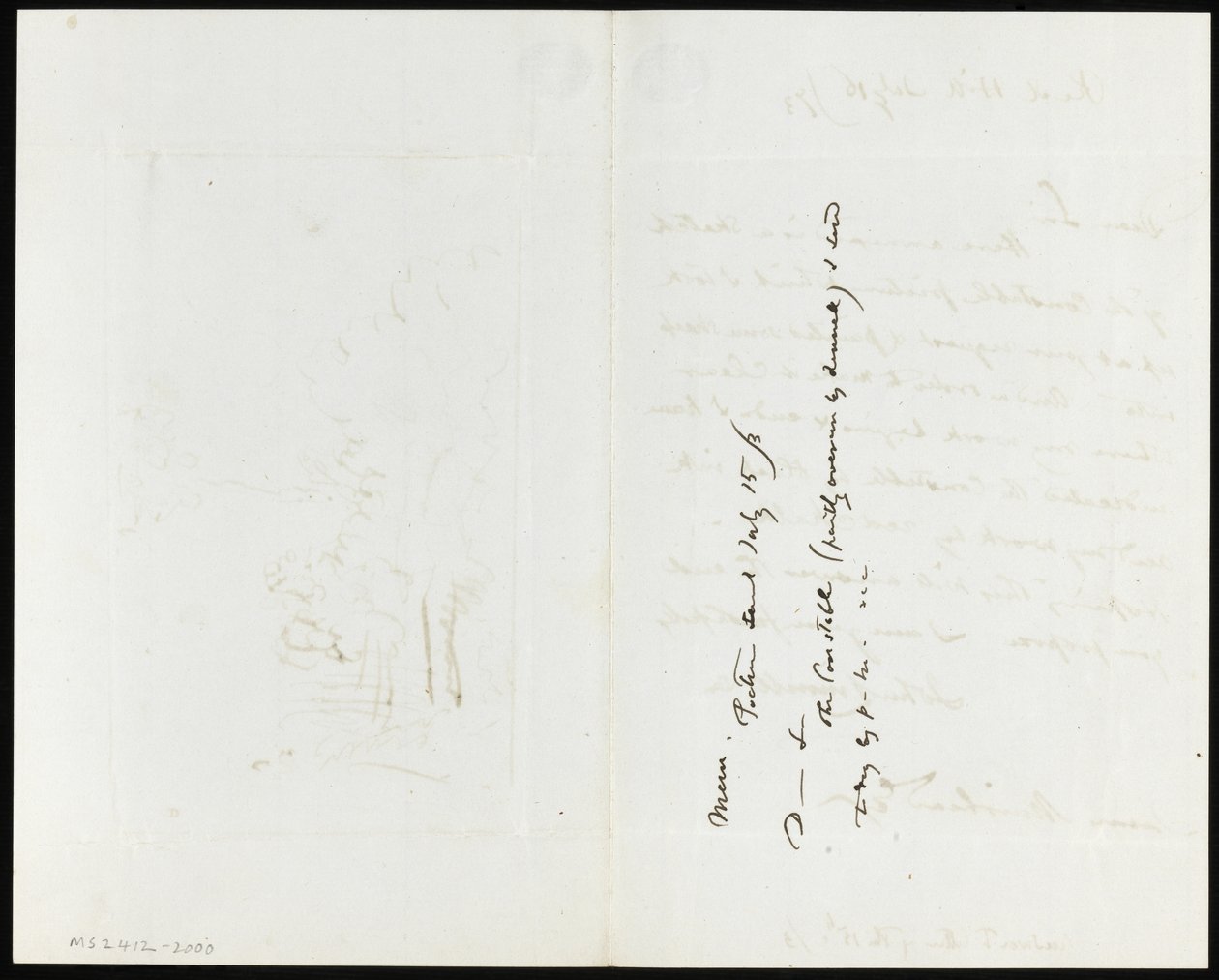 Letter to James Muirhead by John Linnell