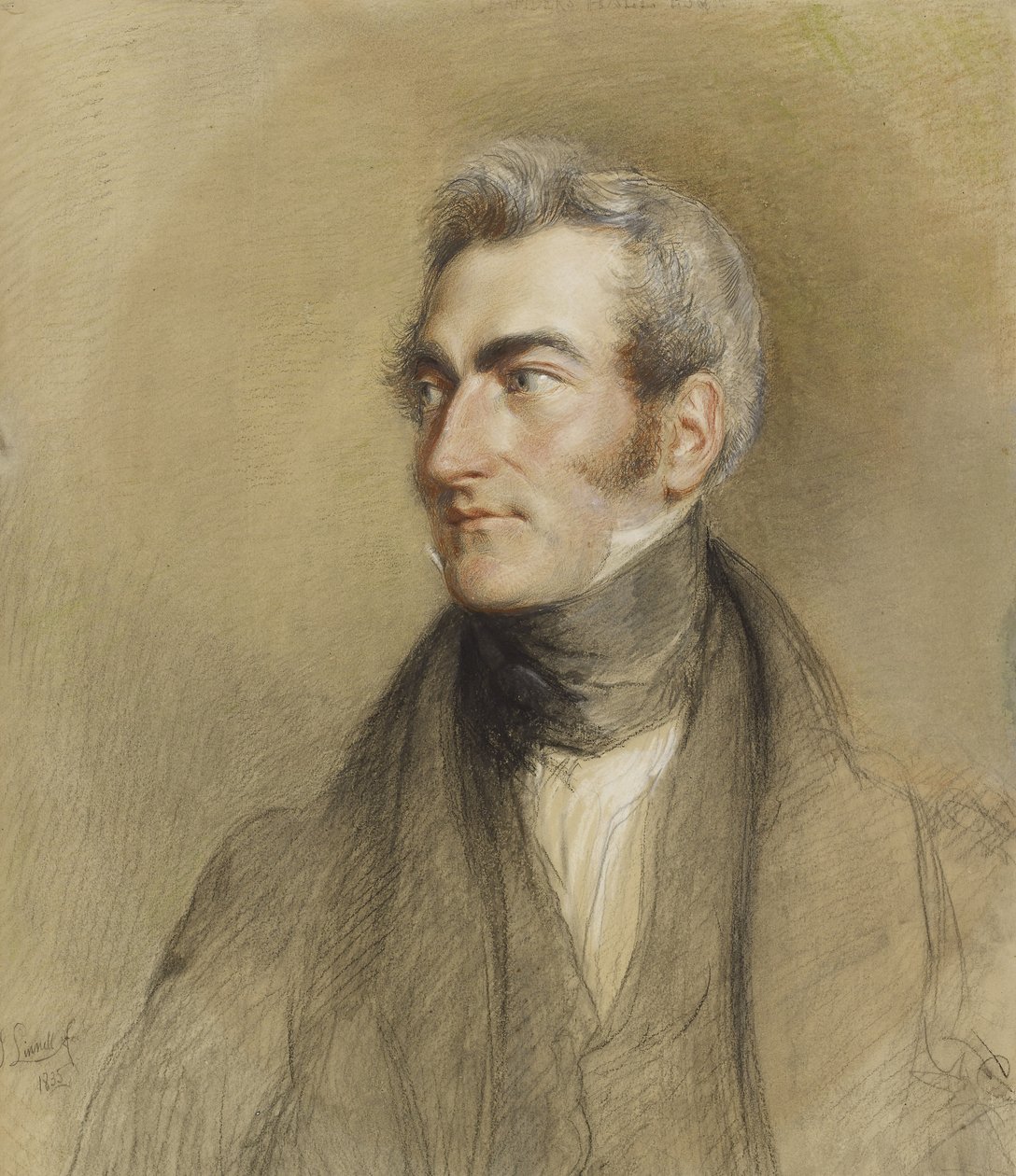 Portrait of Chambers Hall, 1835 by John Linnell