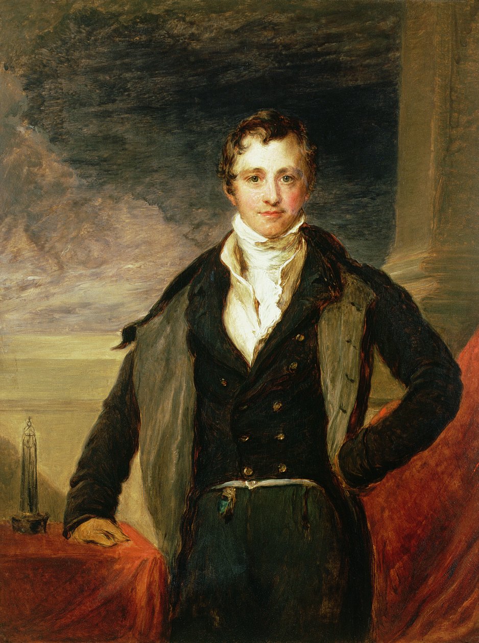 Portrait of Sir Humphry Davy (1778-1829) by John Linnell