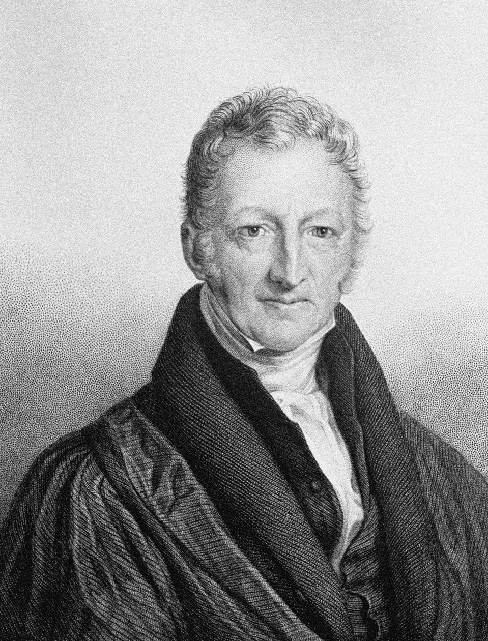 Portrait of Thomas Robert Malthus by John Linnell