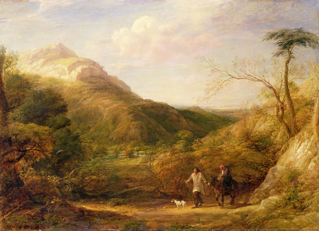The Flight into Egypt by John Linnell