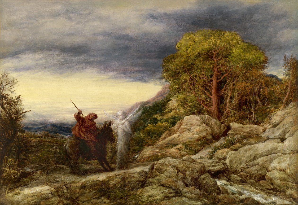 The Prophet Balaam and the Angel, 1859 by John Linnell