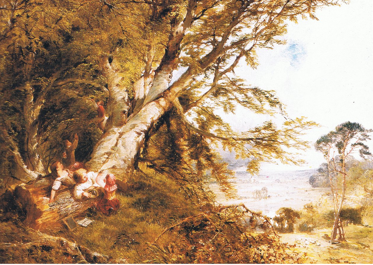 The Birds Nest, from Magazine or Book Source Unknown by John Linnell