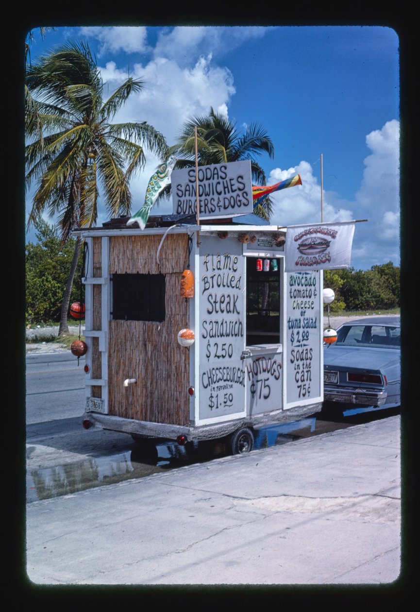 Beach Food Car, Key West, Florida, USA by John Margolies