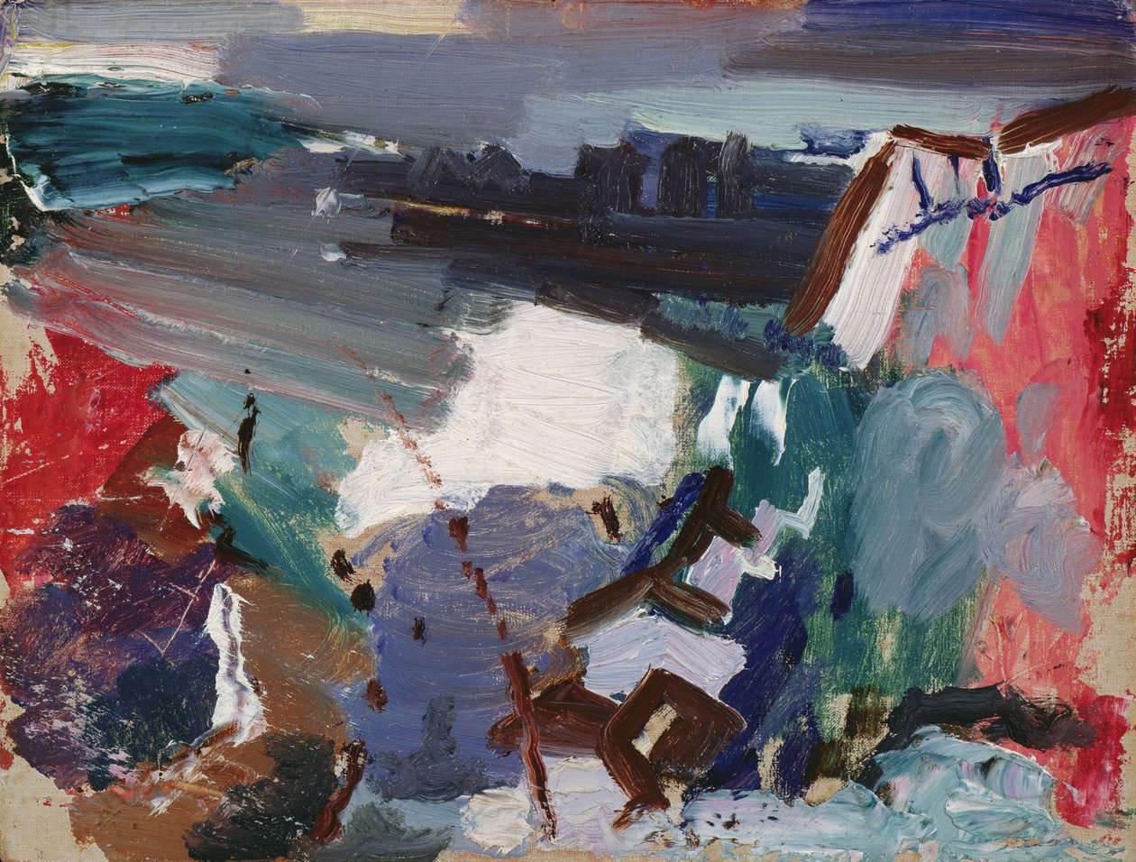 No. 5, Weehawken Series, c.1910 by John Marin