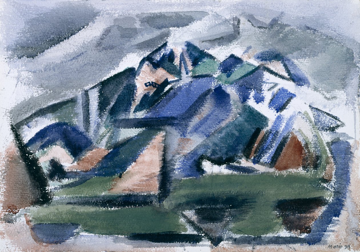 The Mountain, Taos, New Mexico by John Marin