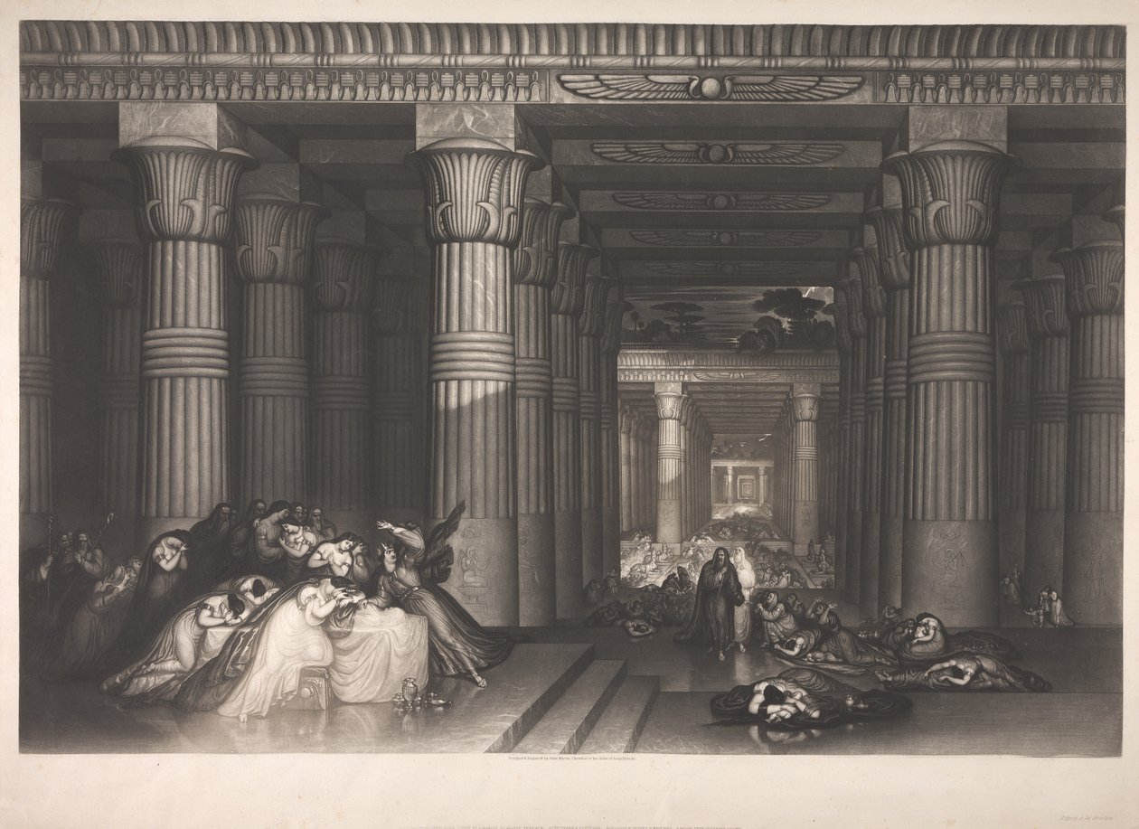 Death of the First Born by John Martin
