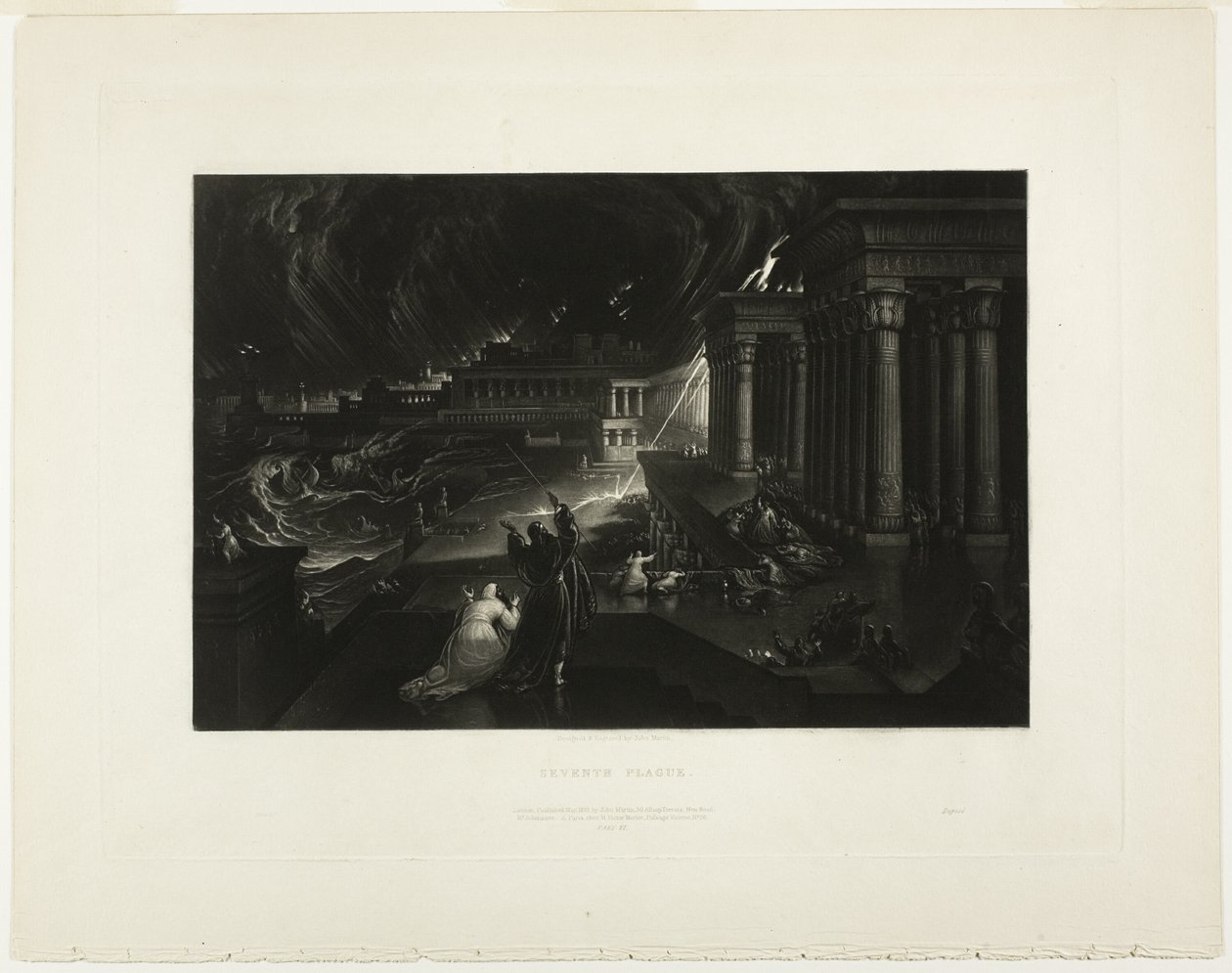 Seventh Plague, from Illustrations of the Bible by John Martin