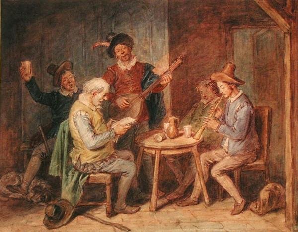 A Musical Party by John Massey Wright