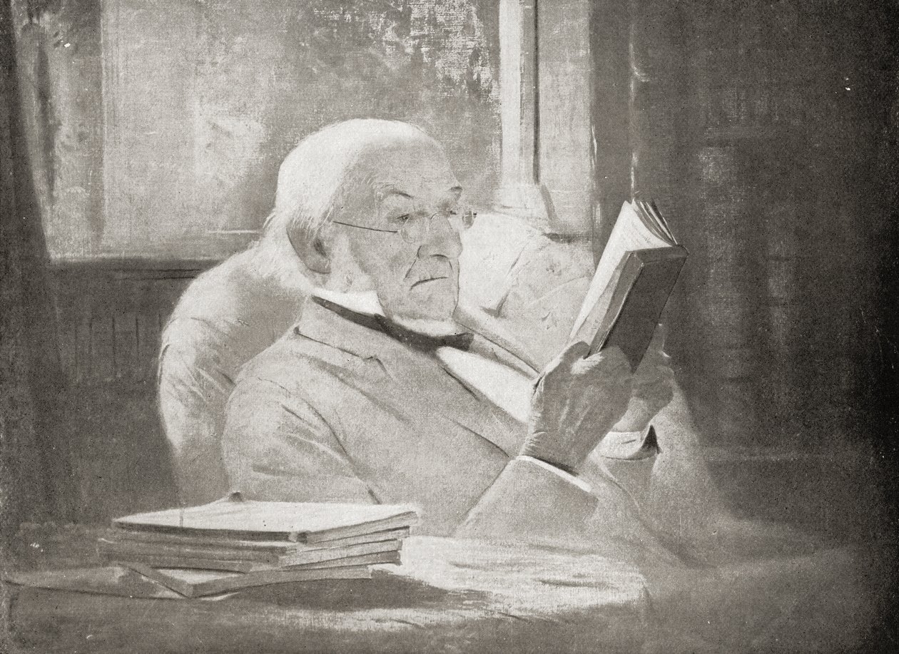 William Ewart Gladstone in Old Age by John McLure Hamilton