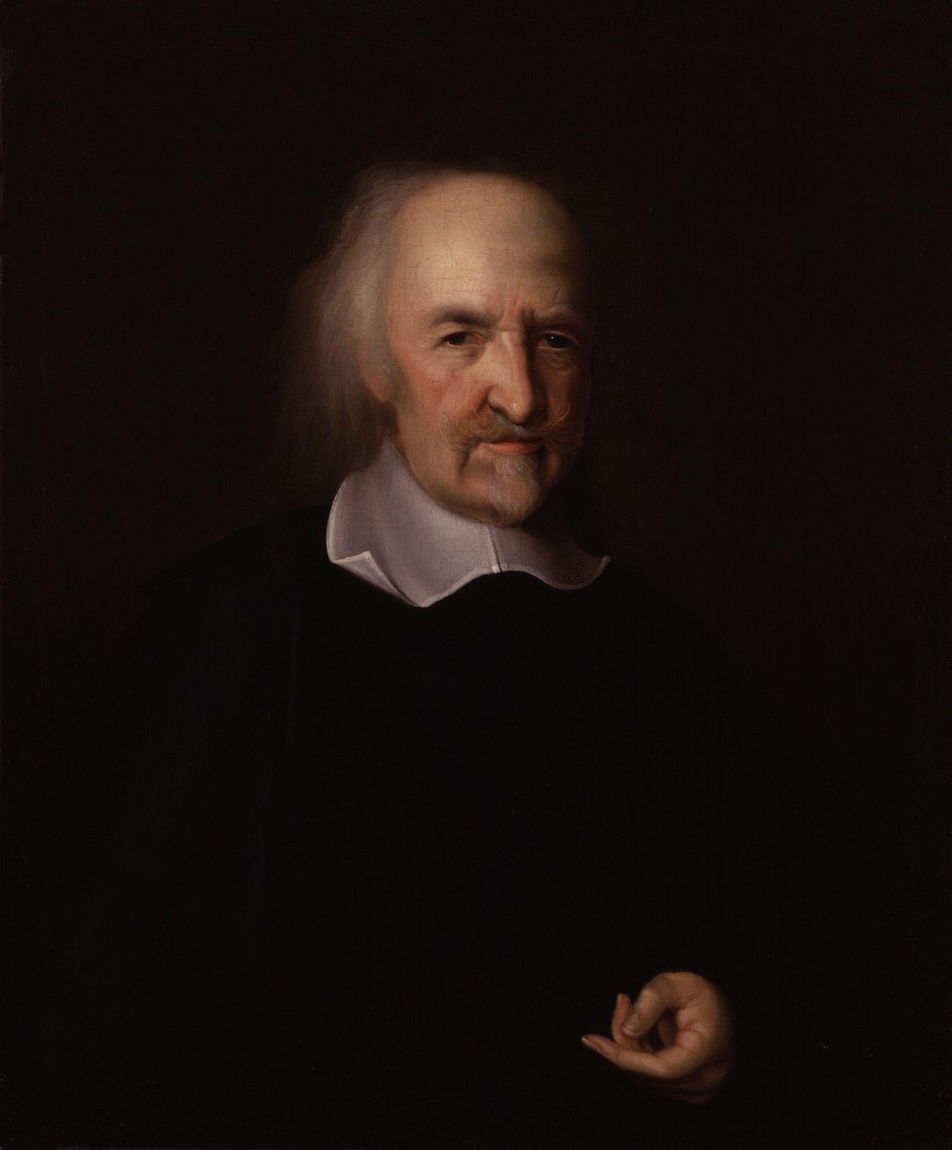 Portrait of Thomas Hobbes, 1669-70 by John Michael Wright