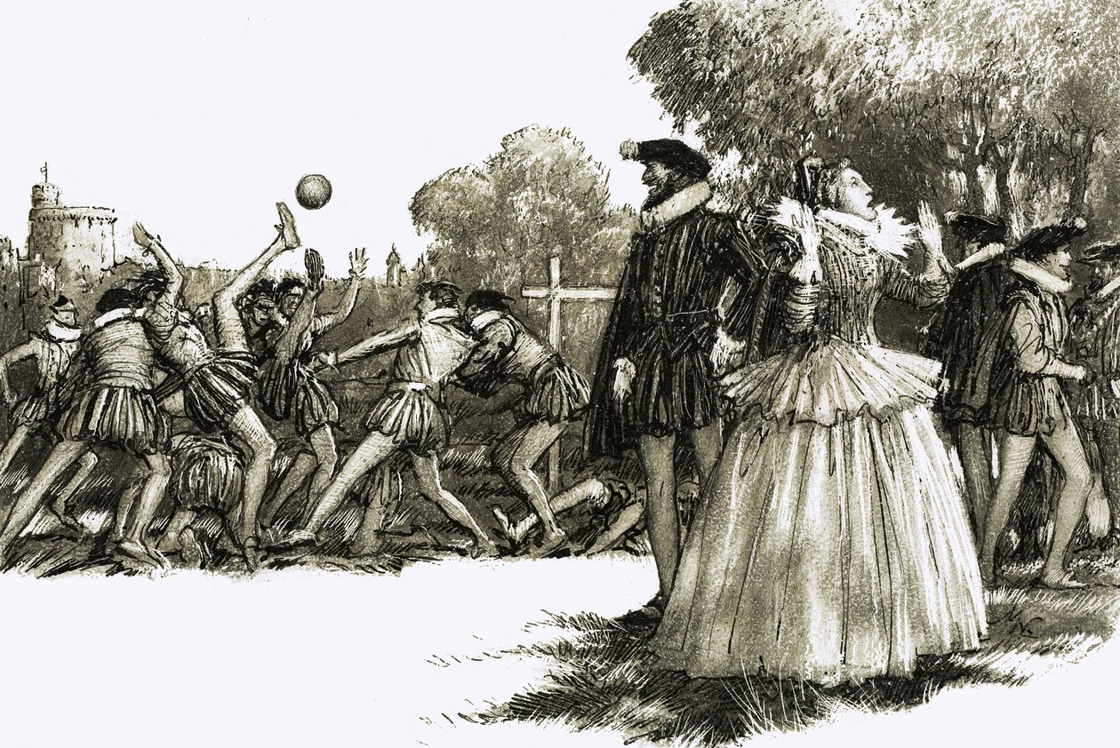 Queen Elizabeth I Was Horrified by the Brutish Sport by John Millar Watt