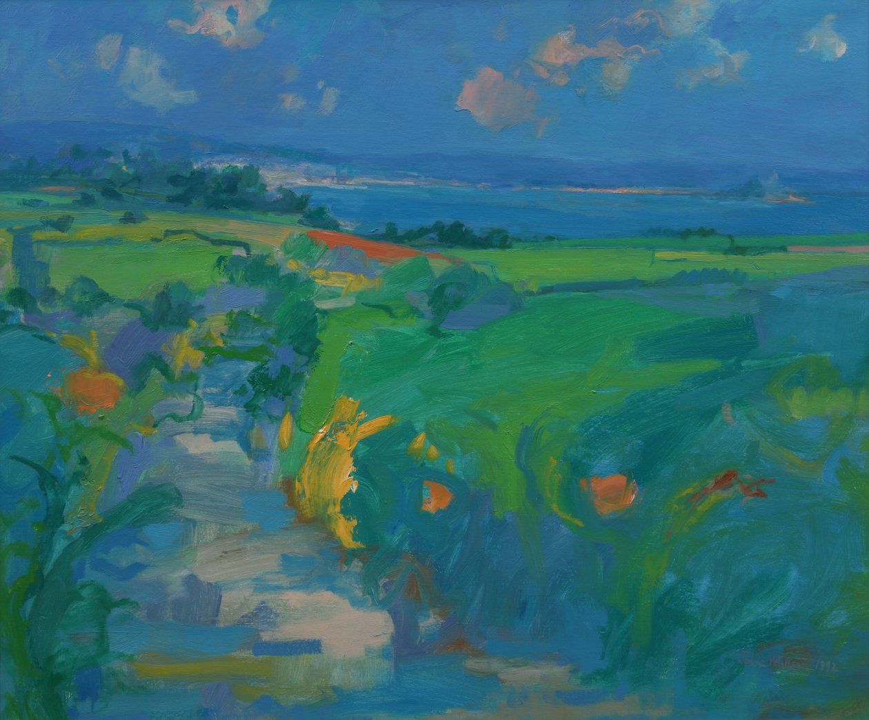 Mounts Bay Impression, 1992 by John Miller