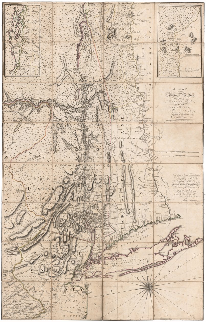 A Map of New York by John Montresor