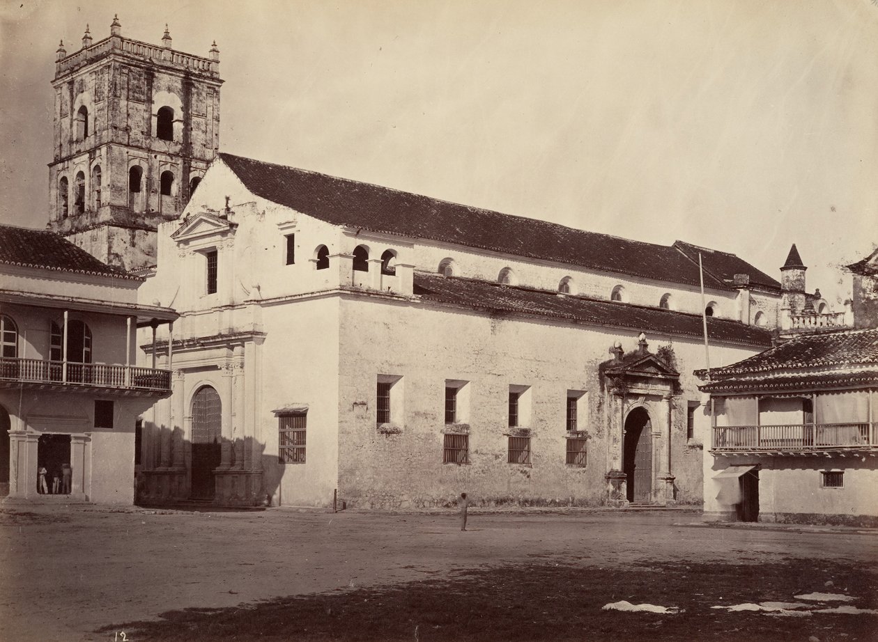 Tropical Scenery, Cathedral, Cartagena by John Moran