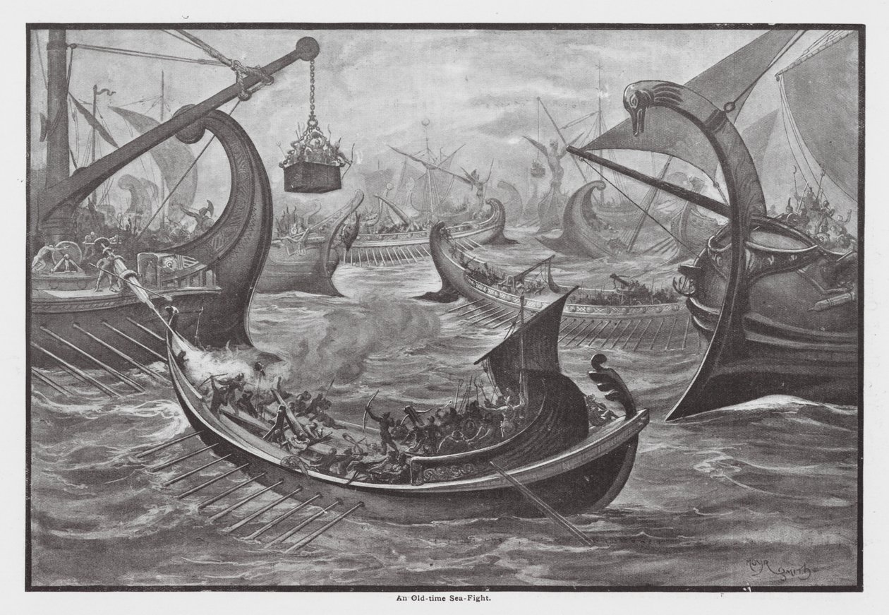 An Old Time Sea Fight by John Moyr Smith