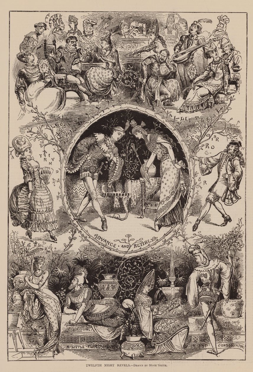 Twelfth Night Revels by John Moyr Smith
