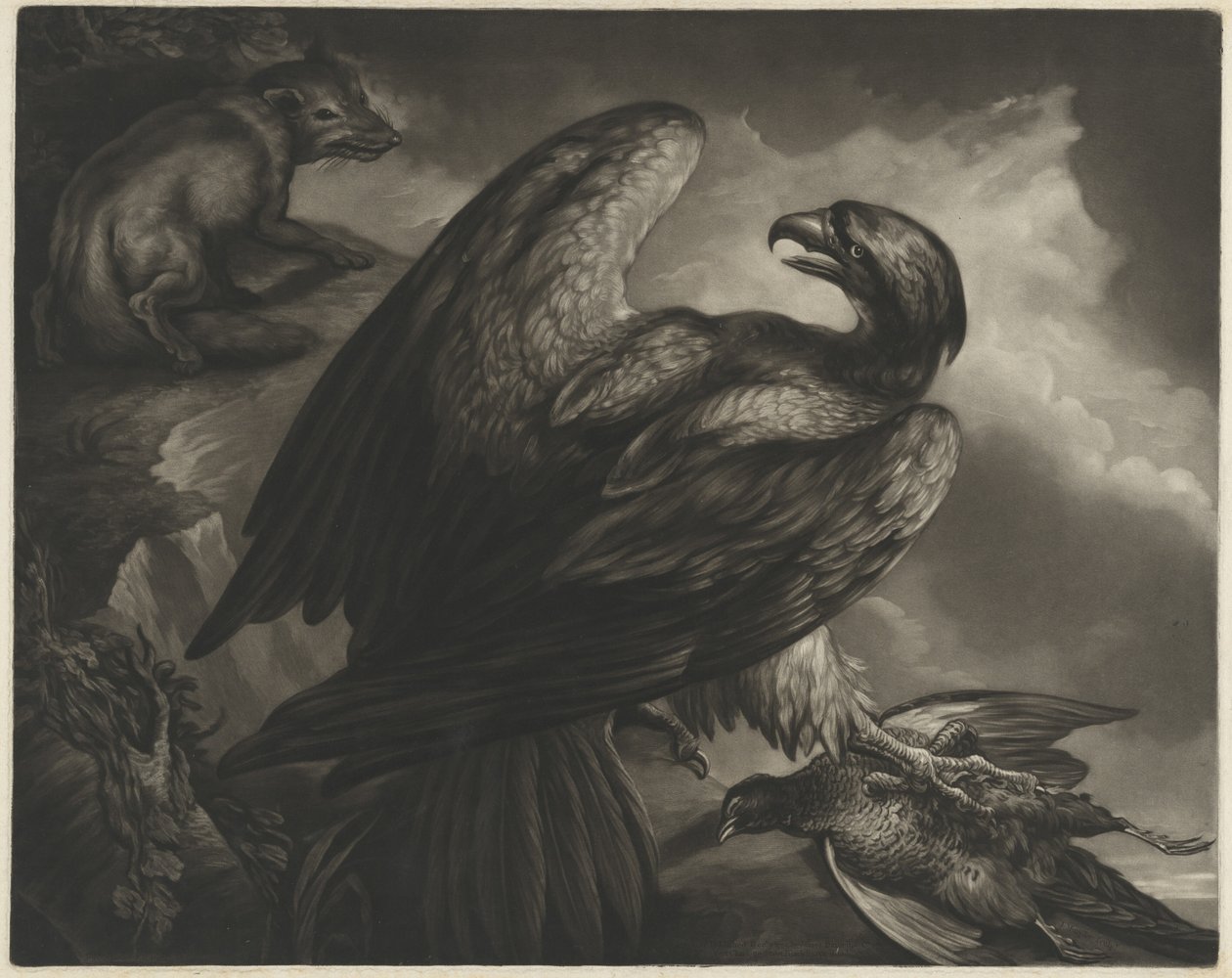 Eagle and Fox by John Murphy after James Northcote