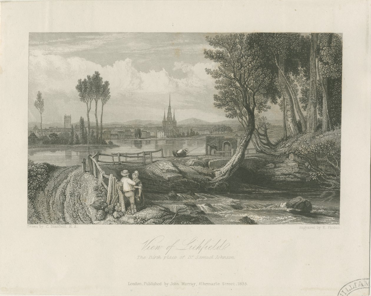 Lichfield - East View by John Murray
