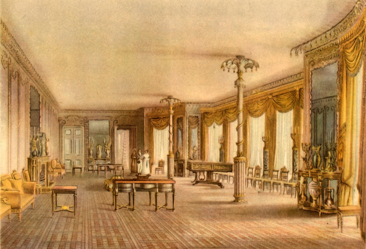 The North Drawing-Room, Royal Pavilion, Brighton, East Sussex by John Nash