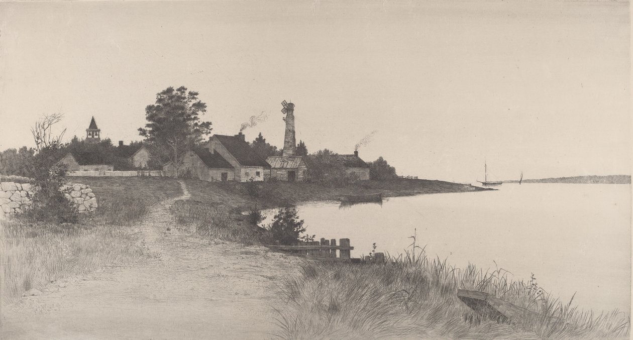 Untitled Coastal Scene by John O. Anderson