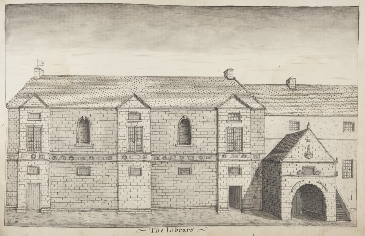 St Andrews Delineated - The Library by John Oliphant