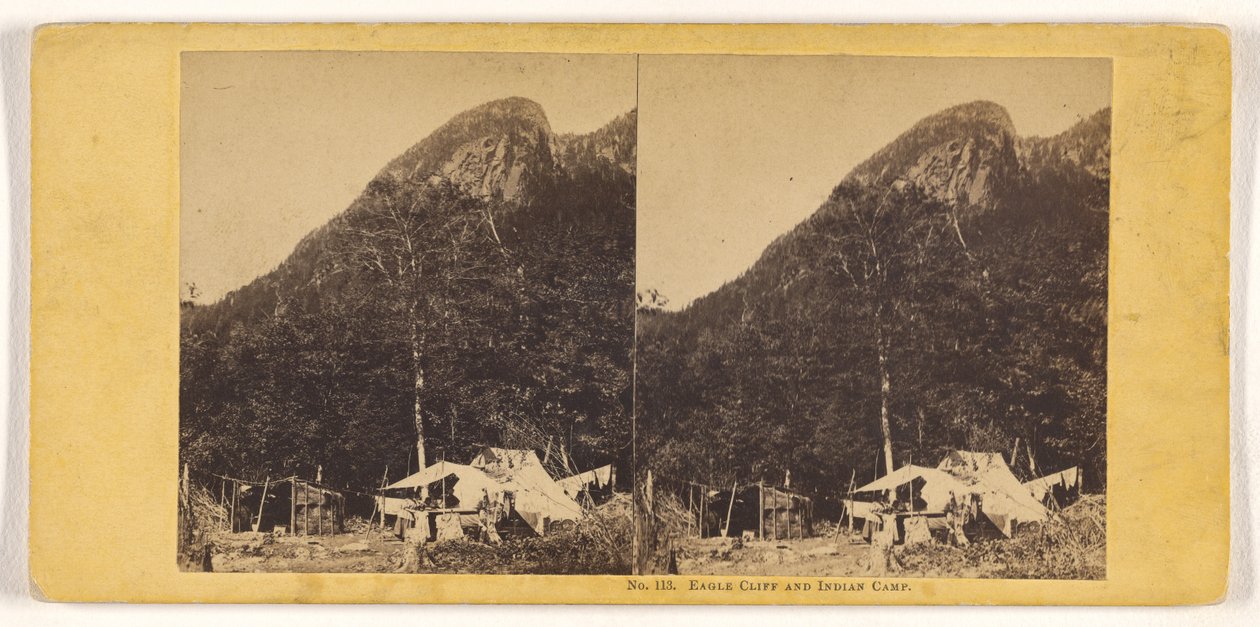 Eagle Cliff and Indian Camp by John P. Soule