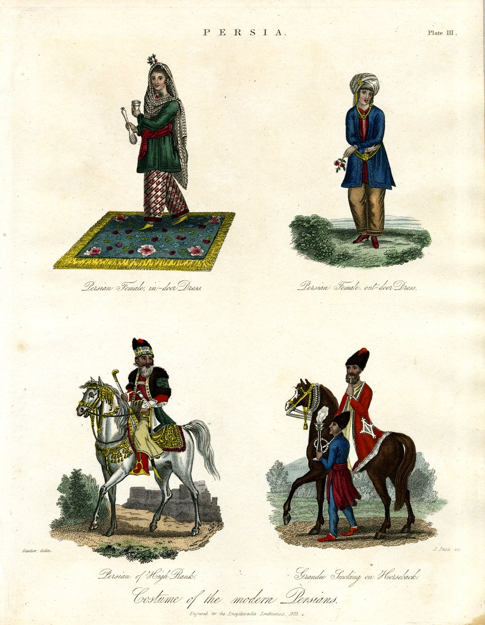 Costume of the Modern Persians by John Pass