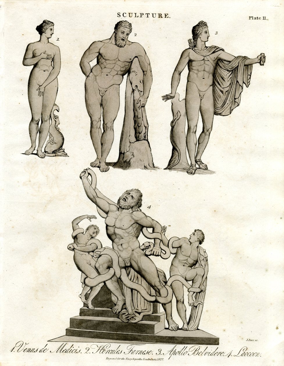 Famous Ancient Sculptures by John Pass