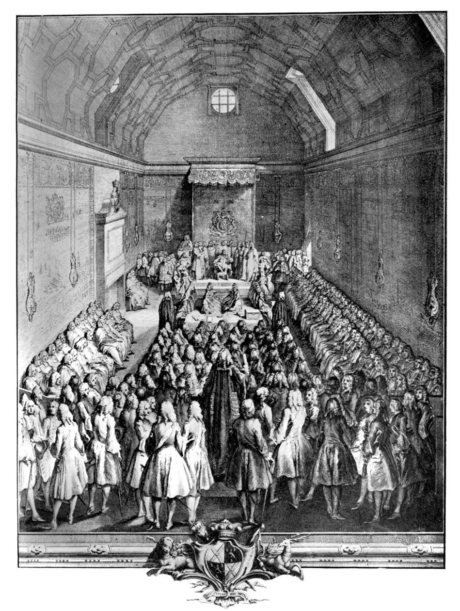 Interior of the House of Lords, Westminster by John Pine