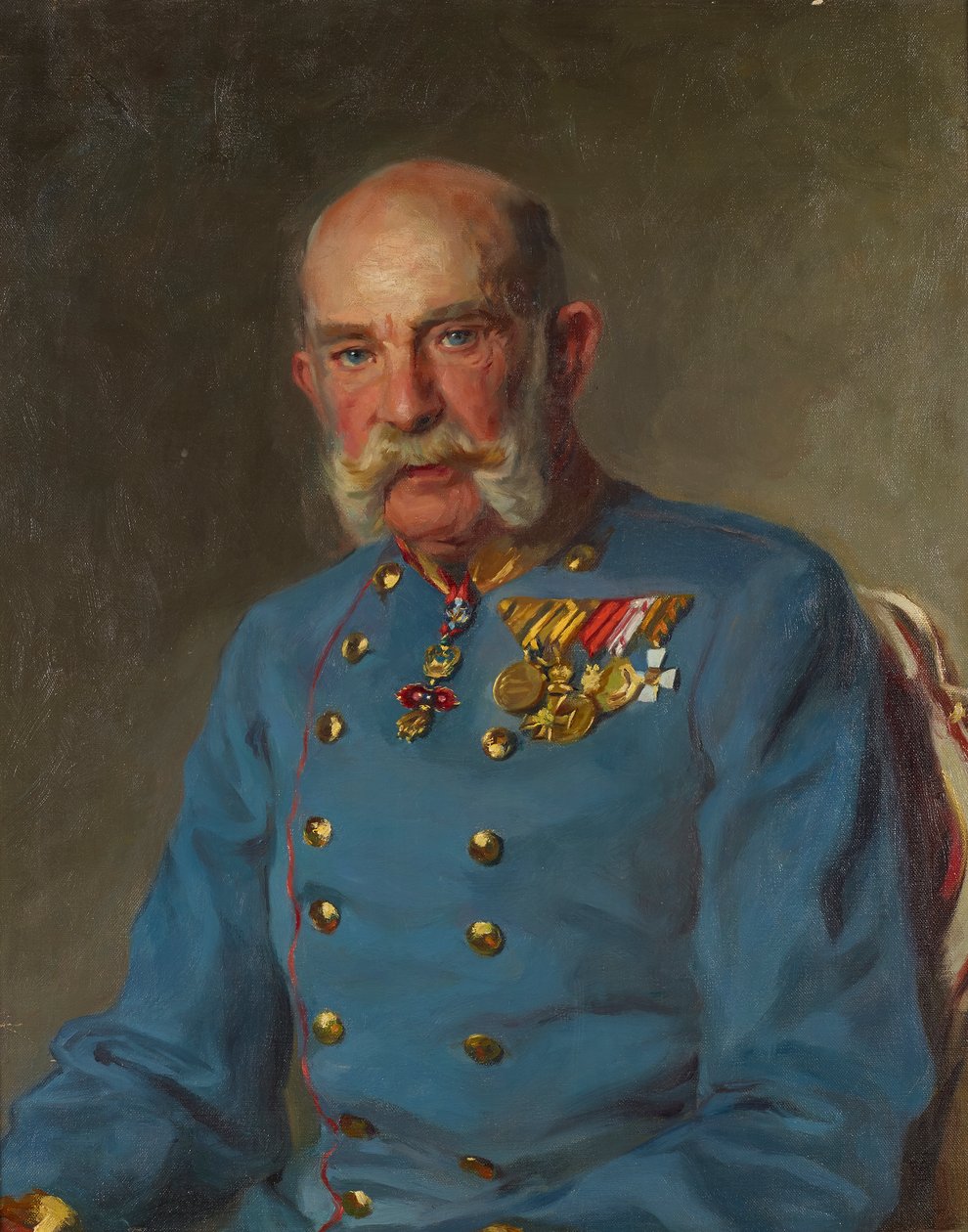 Kaiser Franz Joseph I. in der Dienstuniform eines österreichischen Feldmarschalls by John Quincy Adams