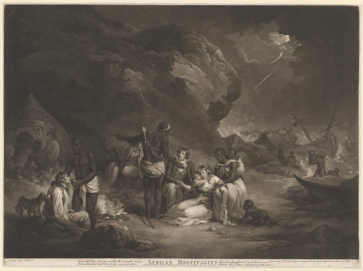 African Hospitality, 1791 by John Raphael Smith