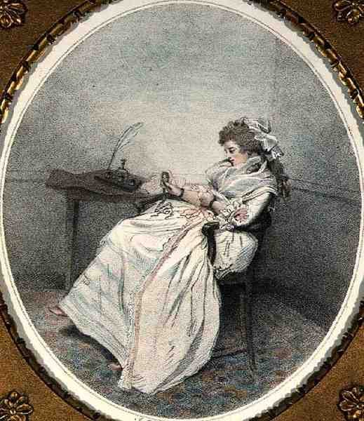 Contemplating the Miniature, engraved and published by the artist by John Raphael Smith