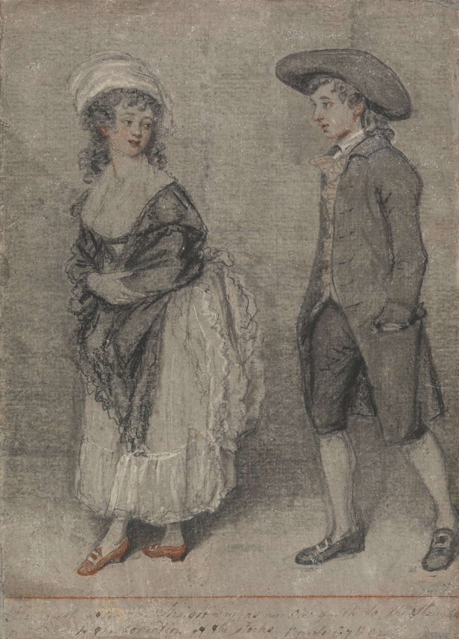 He Goeth after Her straightway as an Ox Goeth to the Slaughter (Proverbs, Chapter VII, Verse 22) by John Raphael Smith