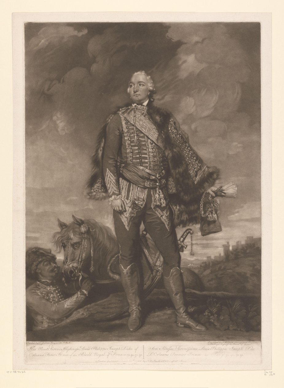 Portrait of Louis Philippe II of Orléans by John Raphael Smith