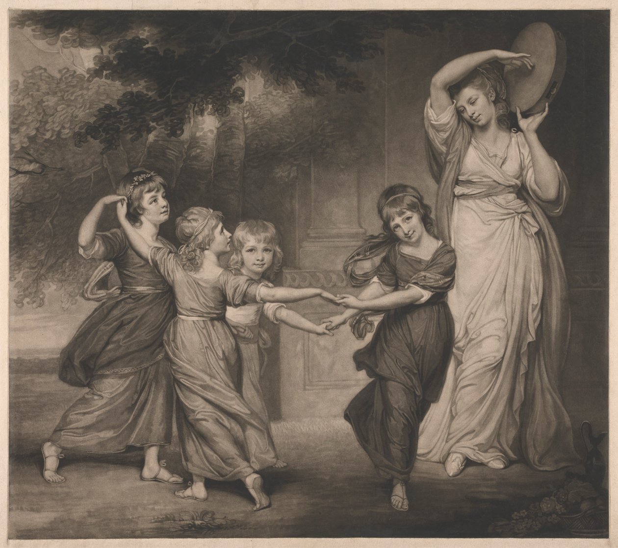 The Gower Family: The Children of Granville, 2nd Earl of Gower by John Raphael Smith