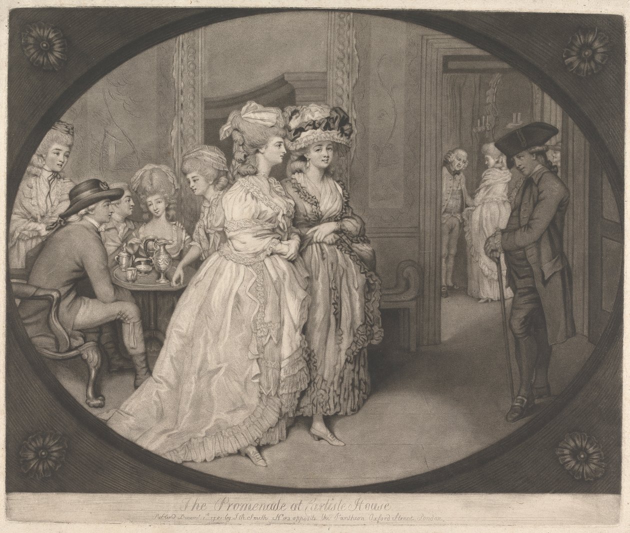 The Promenade at Carlisle House by John Raphael Smith