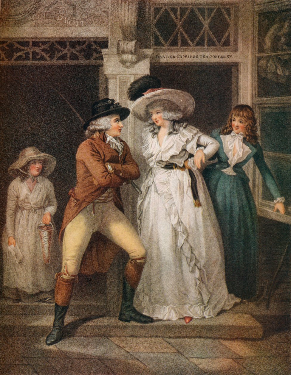 The Tavern Door, Laetitia Deserted by Her Seducer is Thrown on the Town by John Raphael Smith