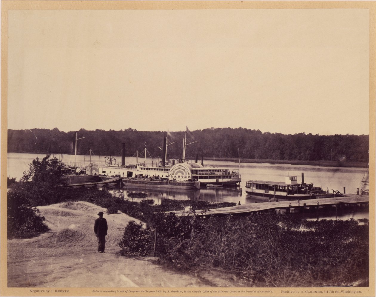 Medical Supply Boat, Appomattox Landing, Virginia, from Gardner
