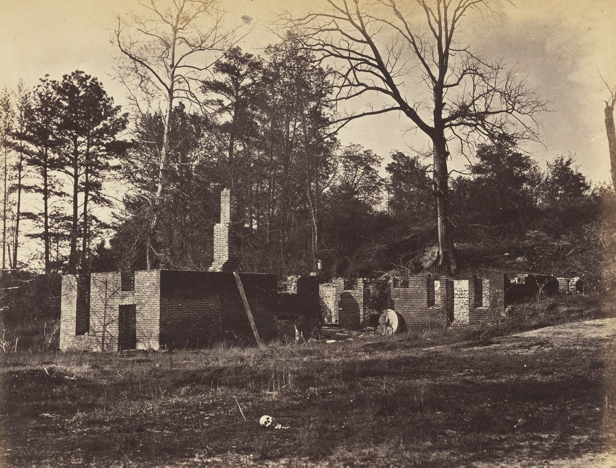 Ruins on Gaines Mill, Virginia by John Reekie