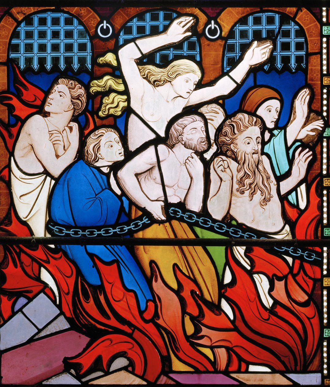 The Damned (detail from The Last Judgement) by John Richard Clayton