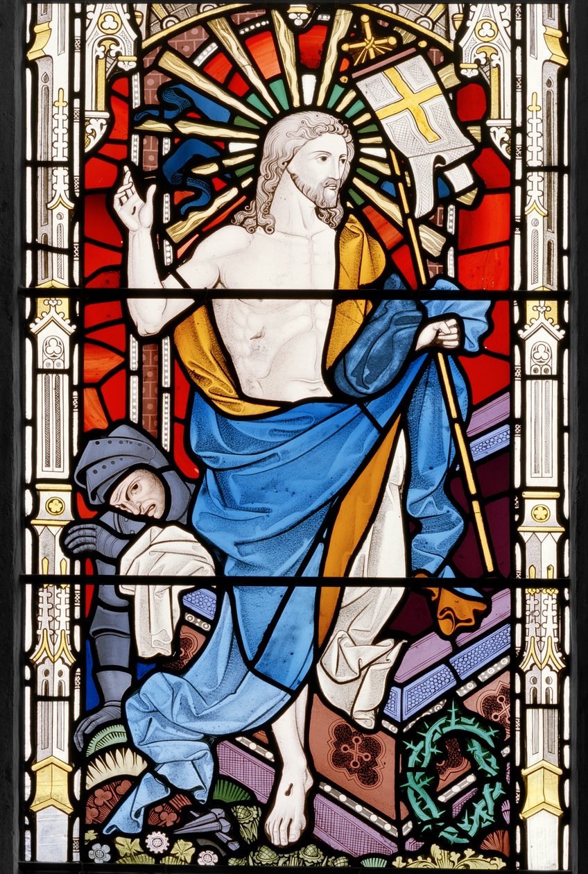 The Risen Christ, 1862 (stained glass) by John Richard Clayton