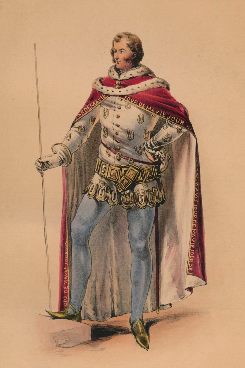 Guest in costume for Queen Victoria