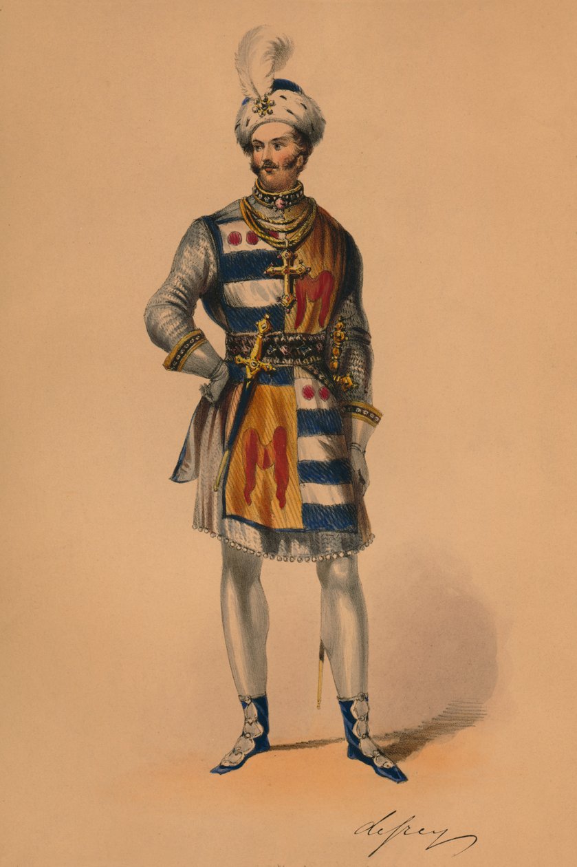 Guest in costume for Queen Victoria