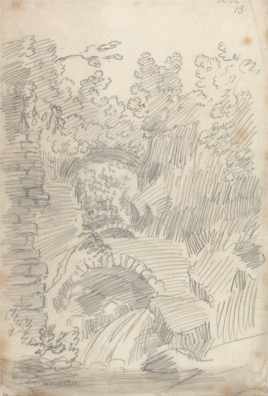 A Rocky Ravine by John Robert Cozens