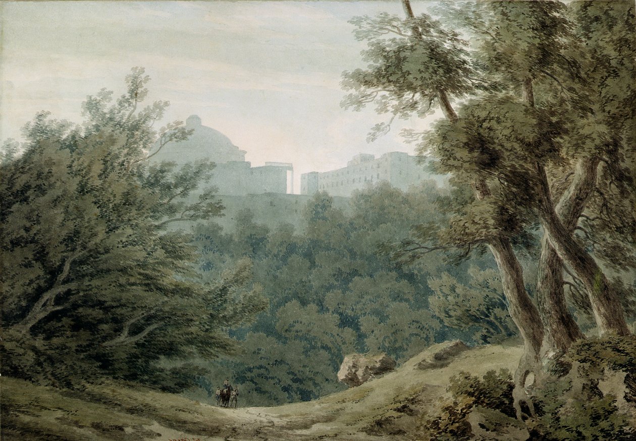 Arriccia near Albano by John Robert Cozens