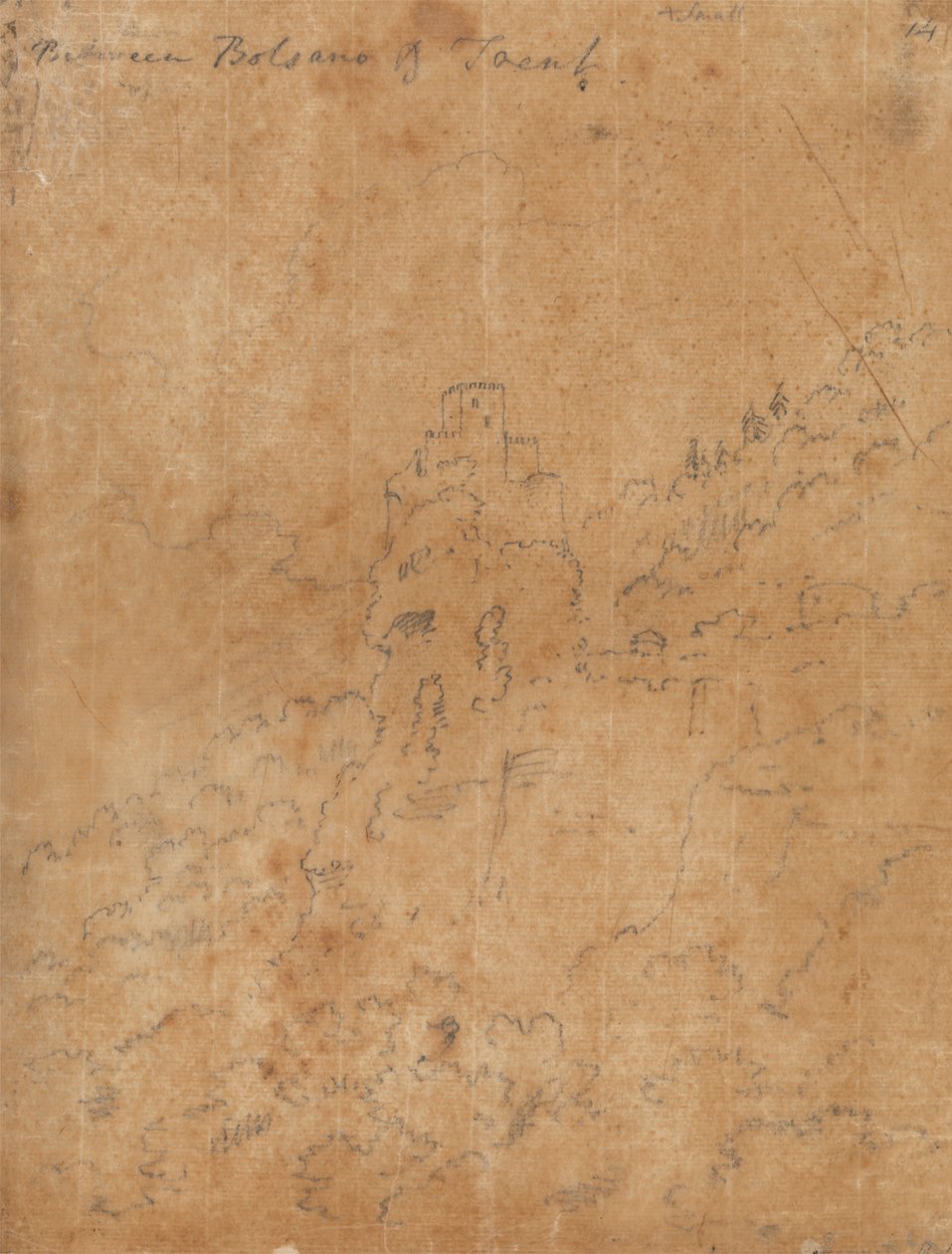 Between Bolzano and Trent by John Robert Cozens