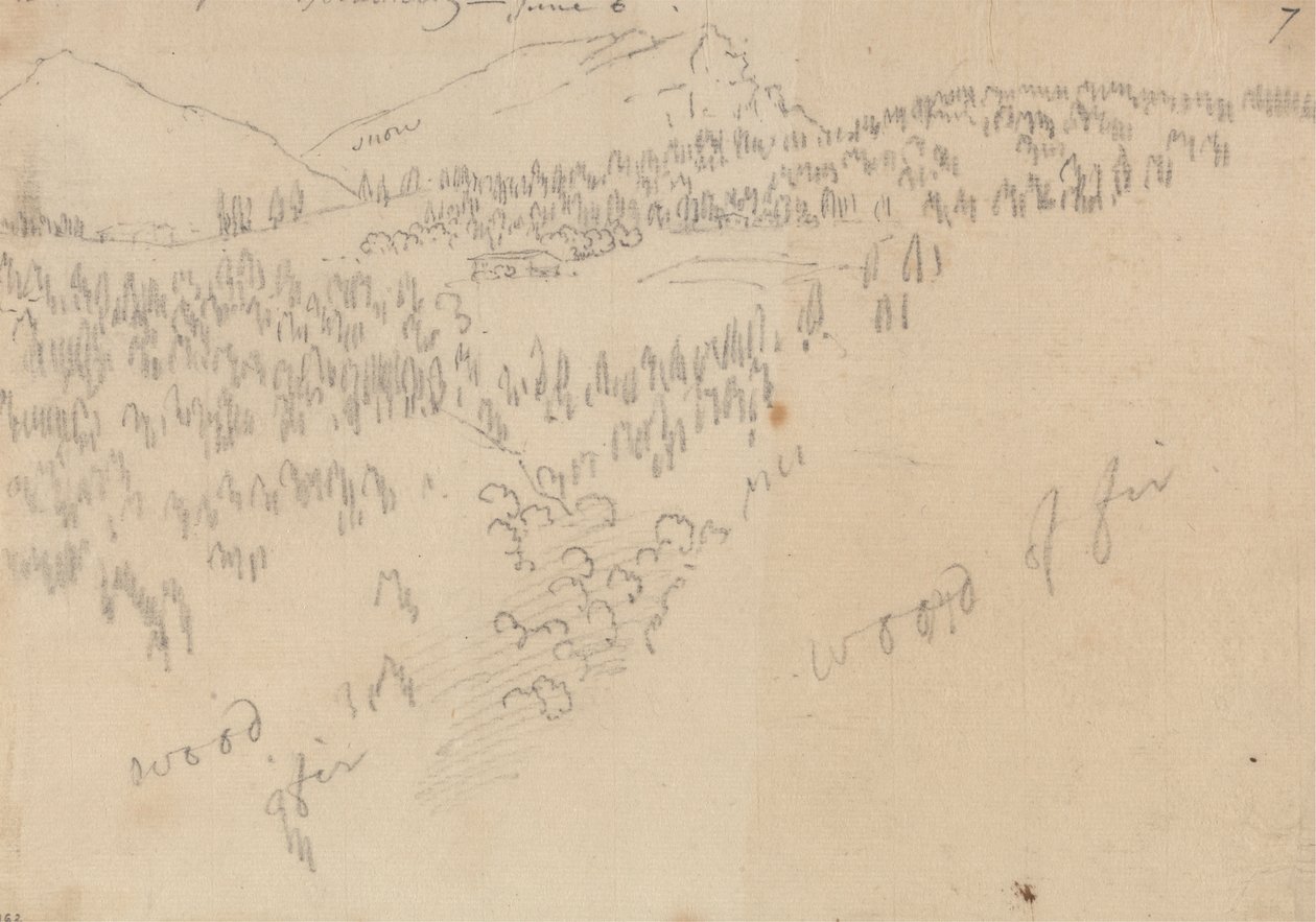 Between Innsbruck and Schönberg by John Robert Cozens