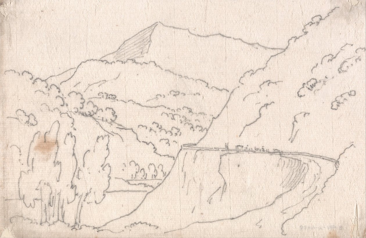 Between Tavarnelle & Capriano by John Robert Cozens