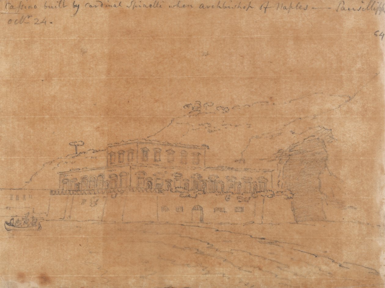 Cassino Built by Cardinal Spinelli by John Robert Cozens